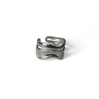 SILVER STATEMENT RING