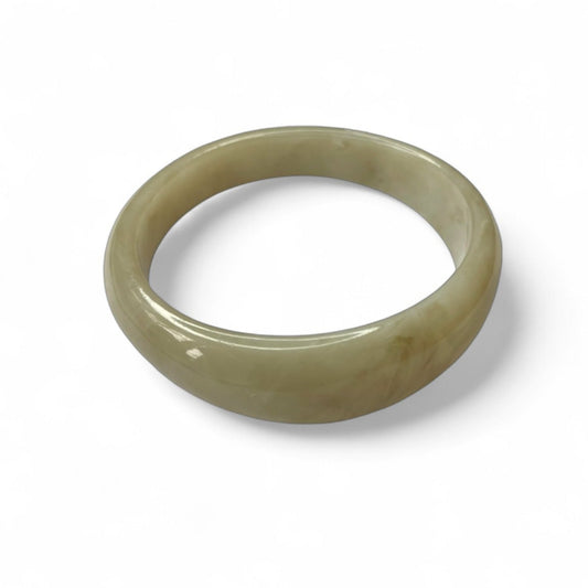 BEIGE ACRYLIC BANGLE