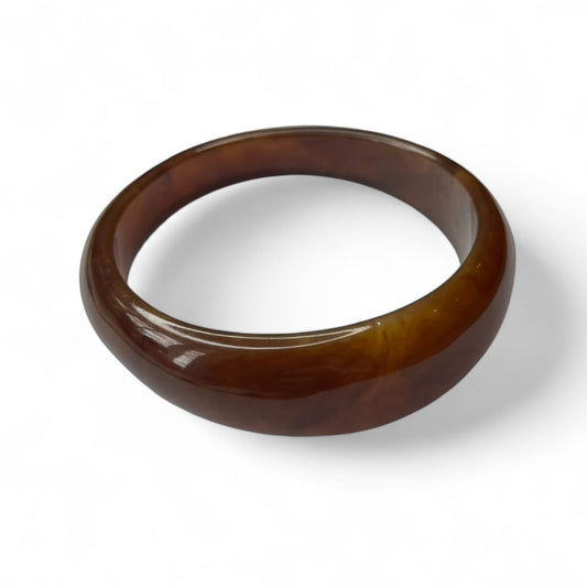 BROWN ACRYLIC BANGLE