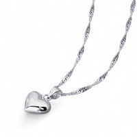 STERLING SILVER TWISTED CHAIN NECKLACE