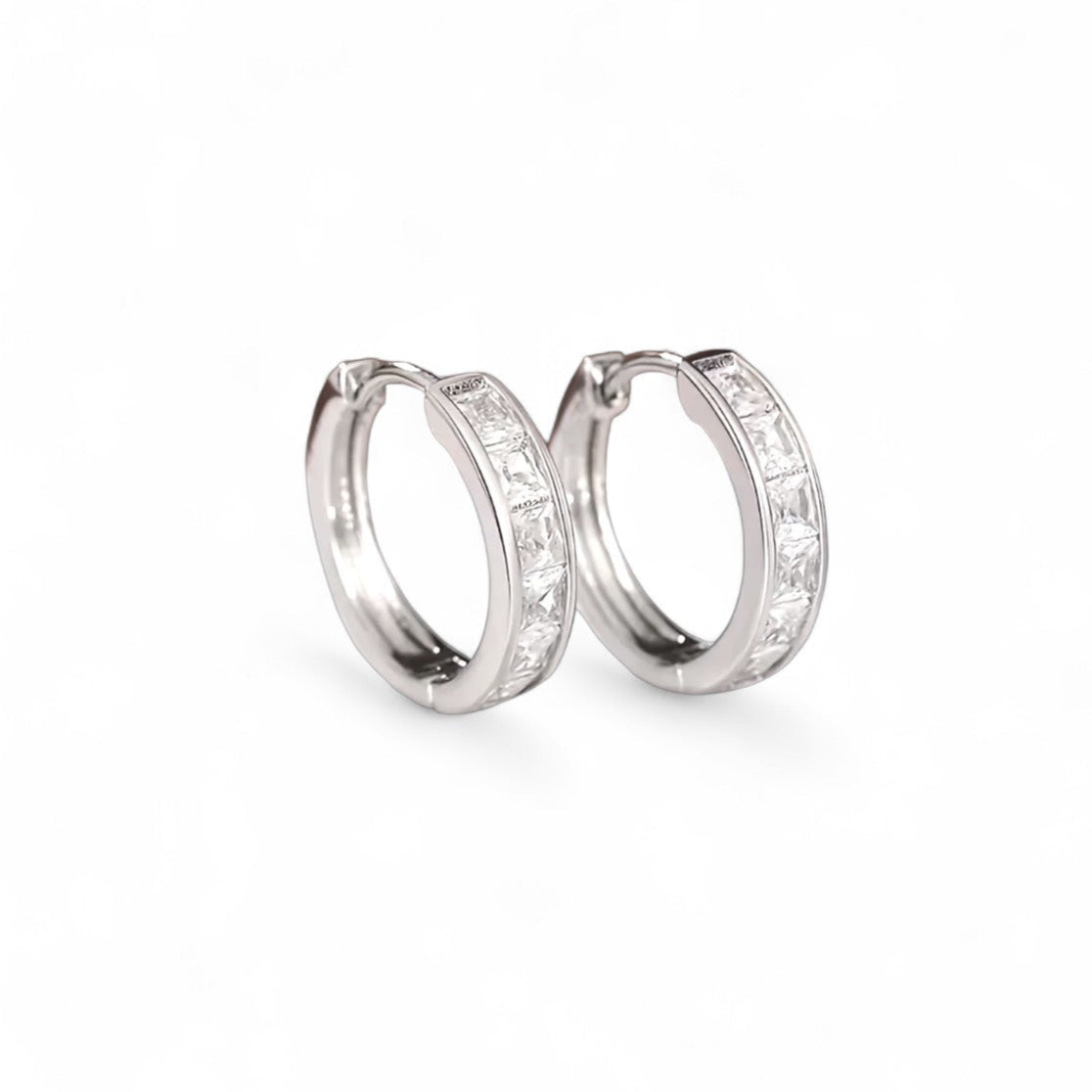STERLING SILVER STATEMENT HOOPS