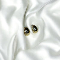 GOLD TEARDROP STUDS