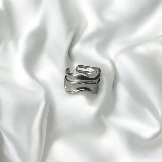 SILVER STATEMENT RING