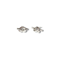 EVERYDAY KNOT STUD - SILVER
