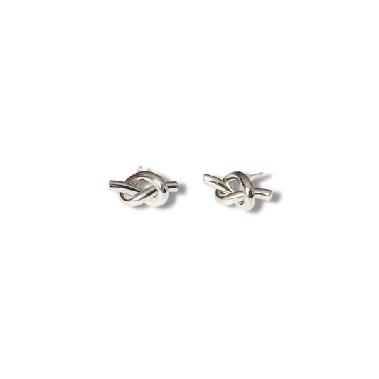 EVERYDAY KNOT STUD - SILVER