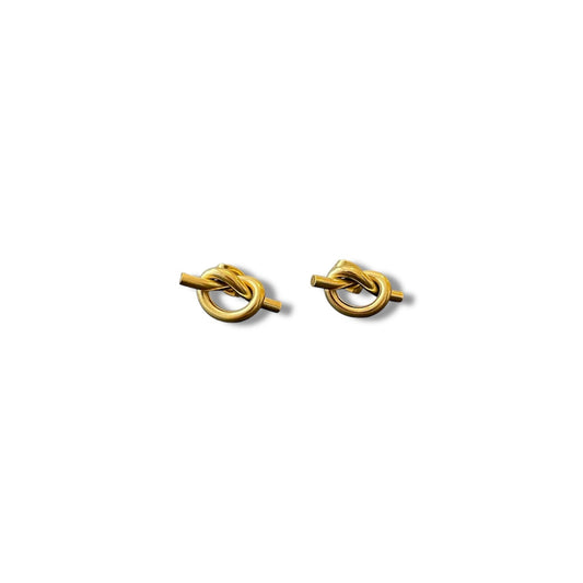 EVERYDAY KNOT STUD - GOLD