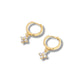 GOLD CLOVER HOOPS