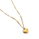 GOLD HEART PENDANT NECKLACE