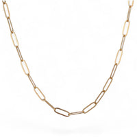 GOLD DAINTY PAPERCLIP NECKLACE