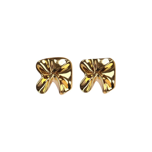 GOLD DAINTY ABSTRACT STUDS