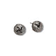SILVER KNOT STUDS