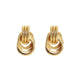 DOUBLE KNOT EARRINGS - GOLD