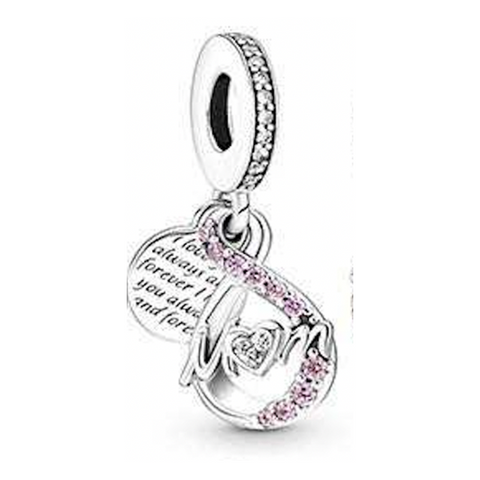 Mum Always And Forever Dangle Charm
