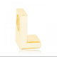 Letter L Charm Gold