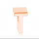 Letter T Charm Rose Gold