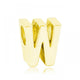 Letter W Charm Gold
