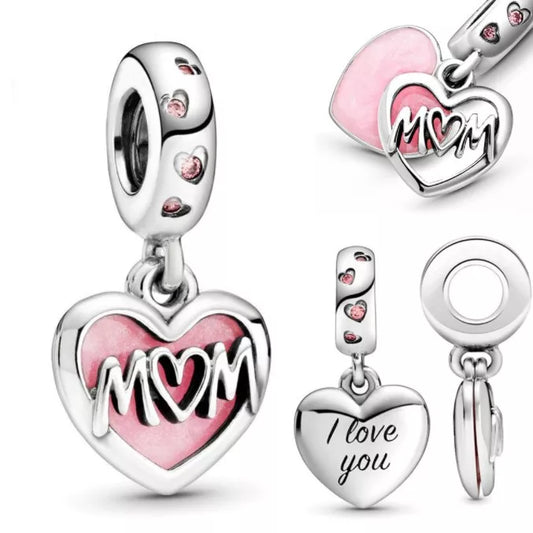 Mum I Love You Dangle Charm