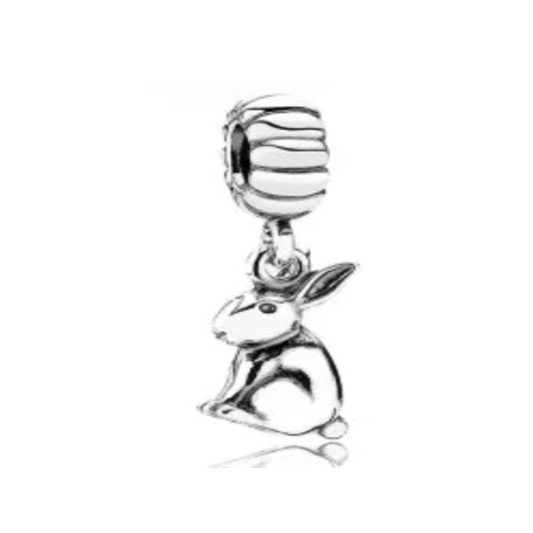 Sitting Rabbit Dangle Charm