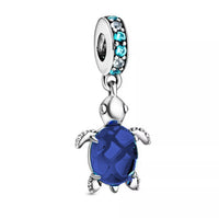SEA TURTLE DANGLE CHARM BLUE