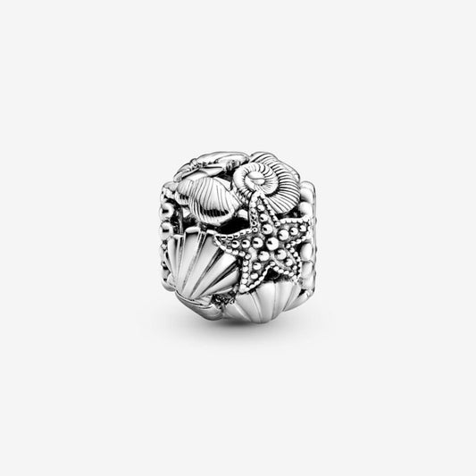 SILVER SEA SHELLS CHARM