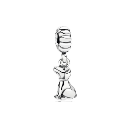 Sitting Dog Dangle Charm